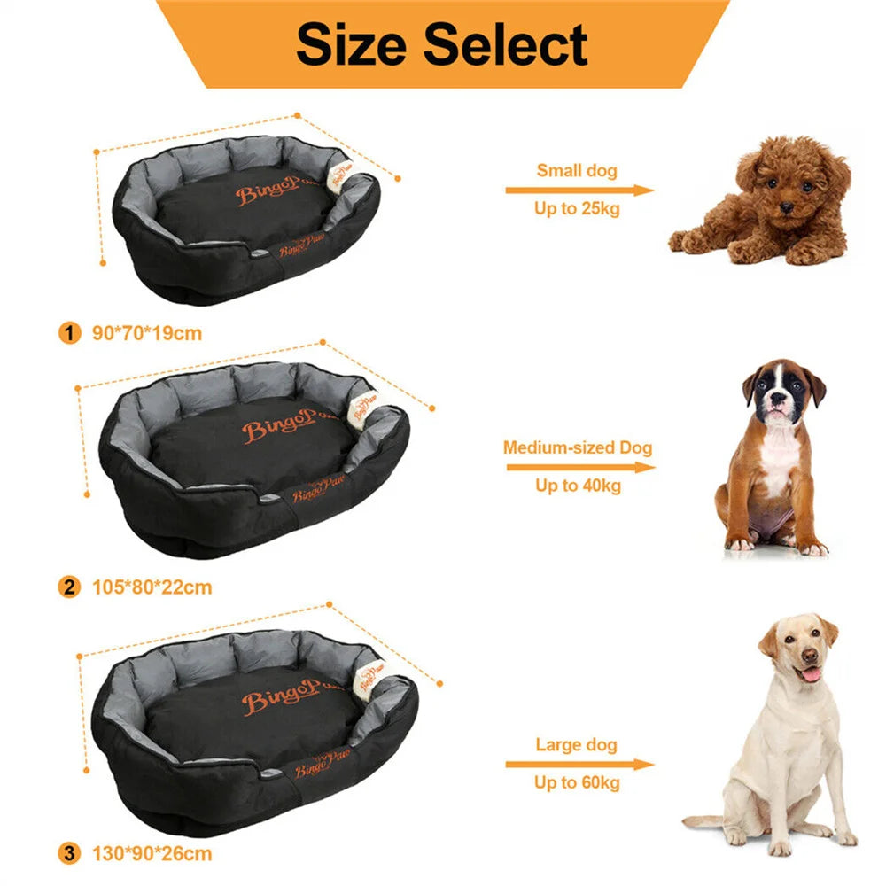 Waterproof Orthopedic Sofa Dog Bed Pet Mat Kennel Washable Pet Puppy Basket Cushion Removable fr Small Medium Large Dog