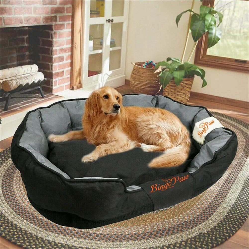 Waterproof Orthopedic Sofa Dog Bed Pet Mat Kennel Washable Pet Puppy Basket Cushion Removable fr Small Medium Large Dog