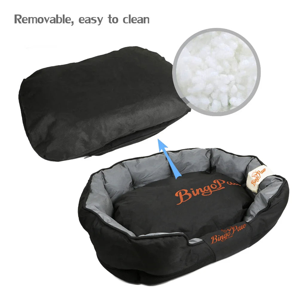 Waterproof Orthopedic Sofa Dog Bed Pet Mat Kennel Washable Pet Puppy Basket Cushion Removable fr Small Medium Large Dog