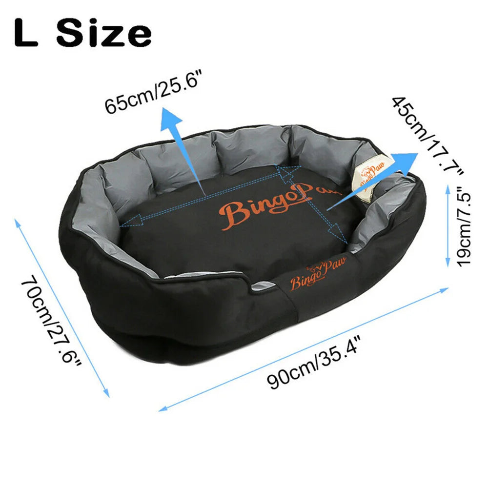 Waterproof Orthopedic Sofa Dog Bed Pet Mat Kennel Washable Pet Puppy Basket Cushion Removable fr Small Medium Large Dog