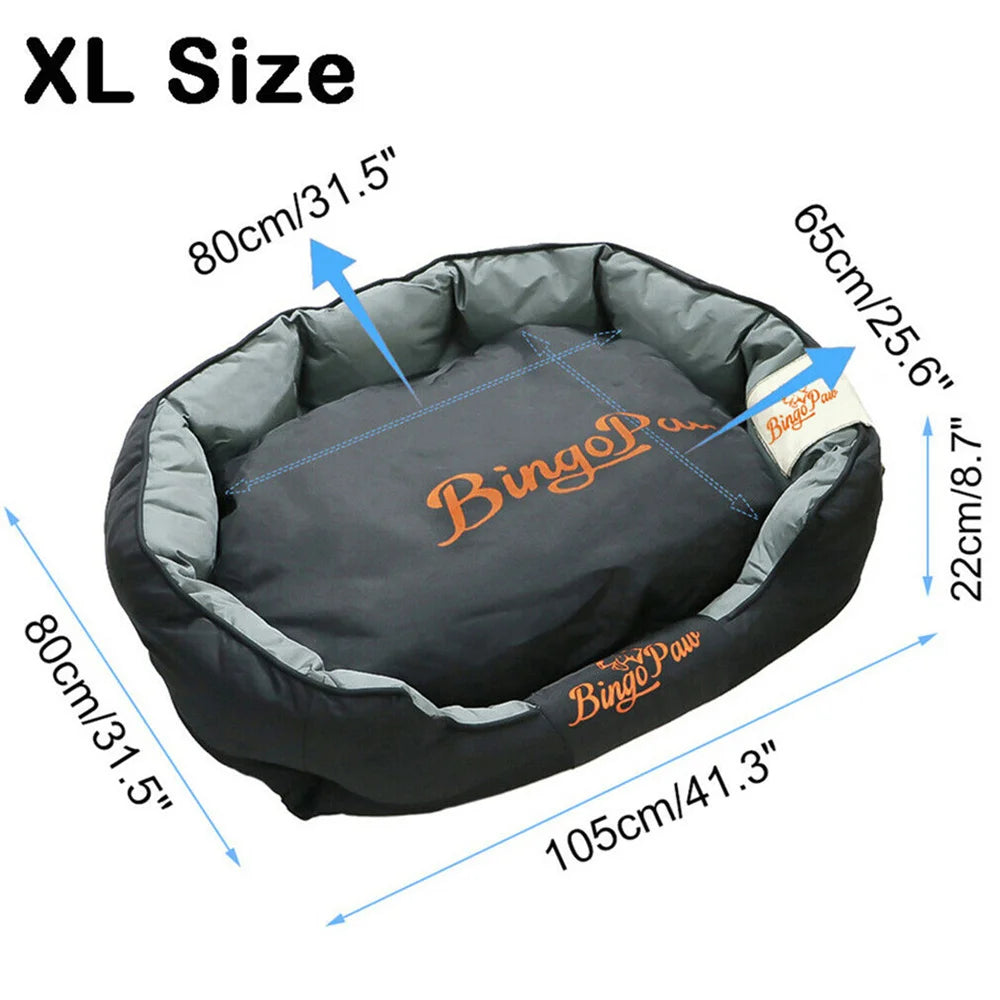 Waterproof Orthopedic Sofa Dog Bed Pet Mat Kennel Washable Pet Puppy Basket Cushion Removable fr Small Medium Large Dog